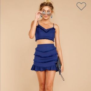 Navy Two Piece Set - Never worn